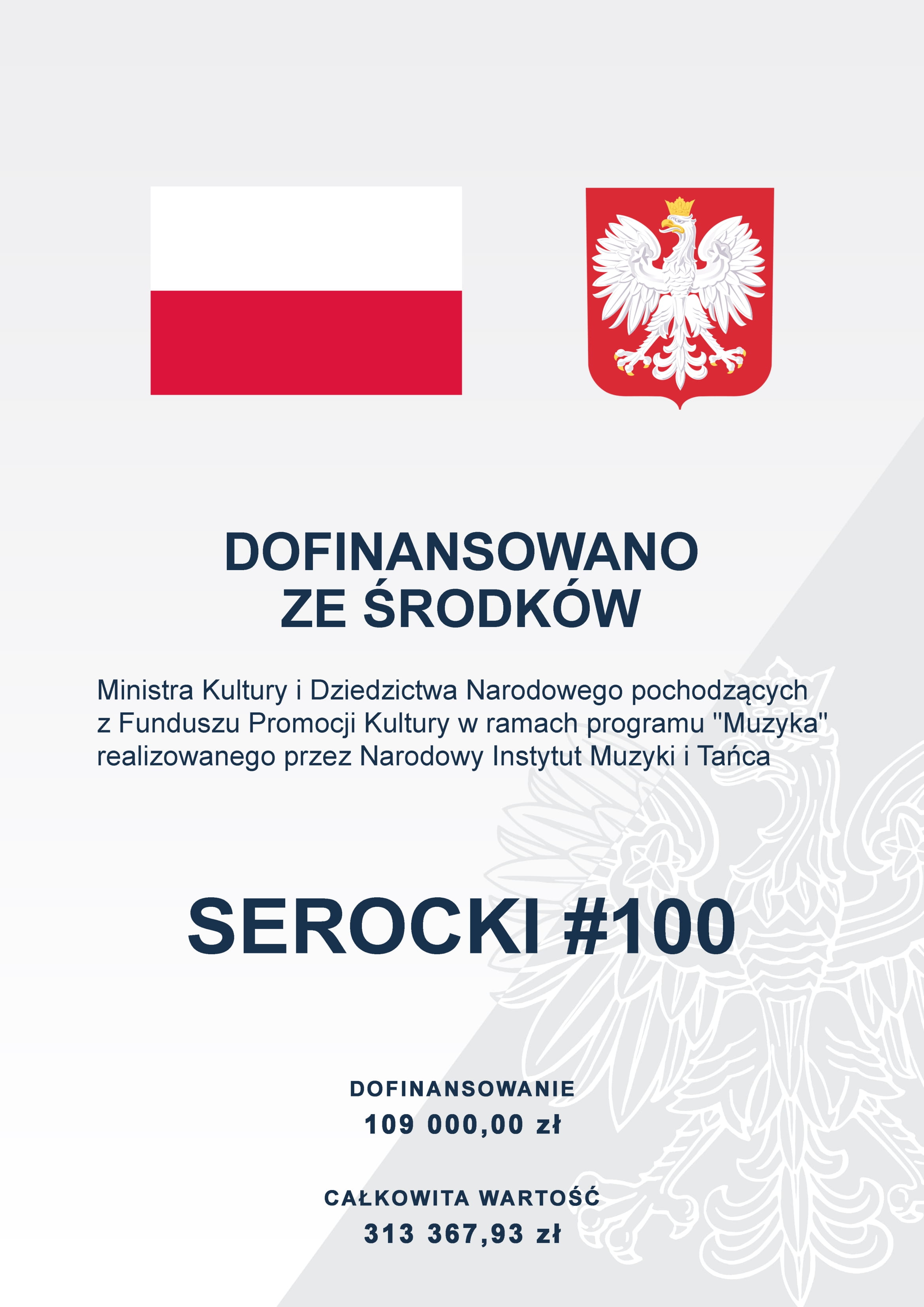 dofinansowano ze środków Ministra Kultury i Dziedzictwa Narodowego