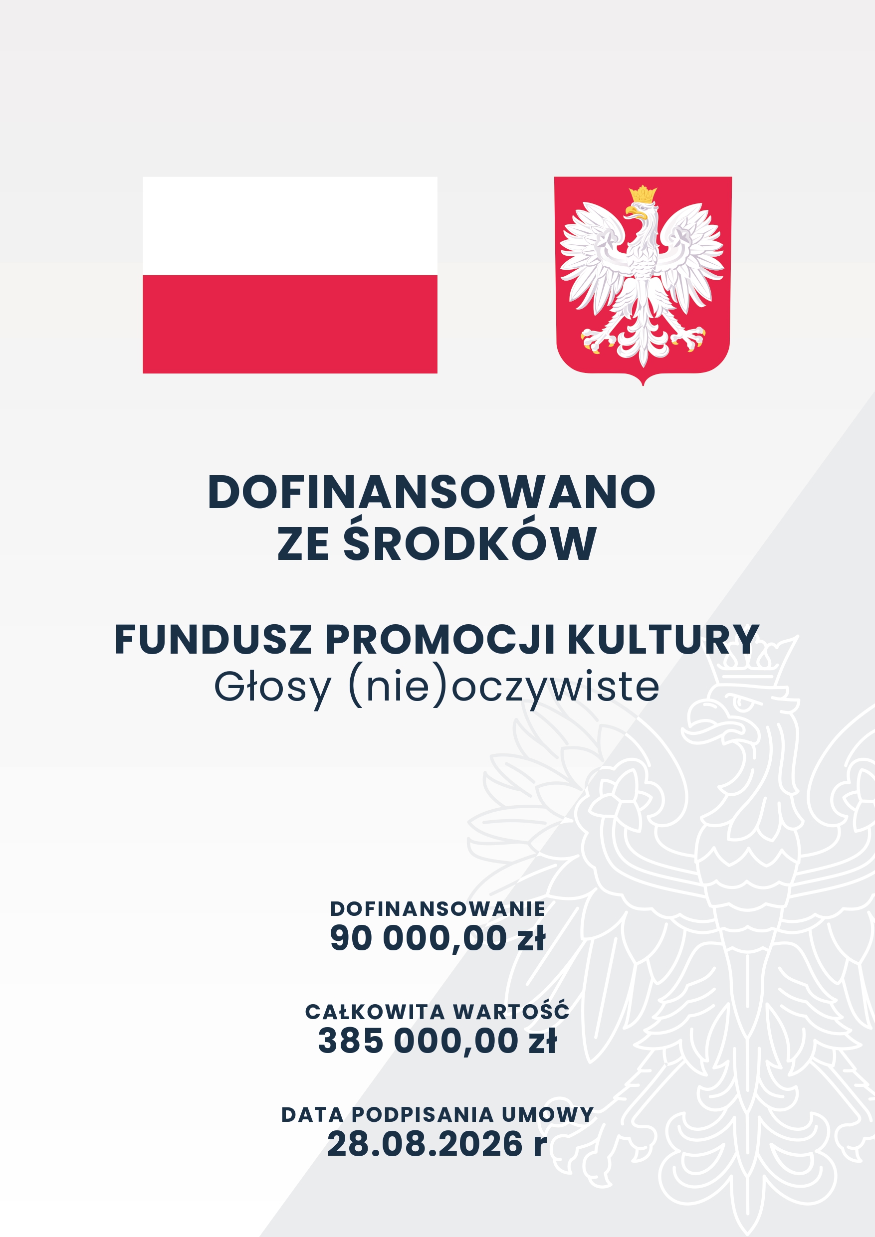 Dofinansowano ze środków państwowego funduszu celowego