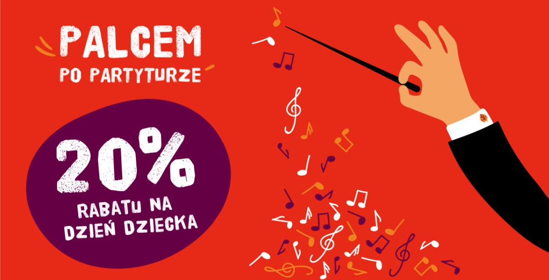 grafika projektu Palcem po partyturze - Rabat na Dzień Dziecka 20%