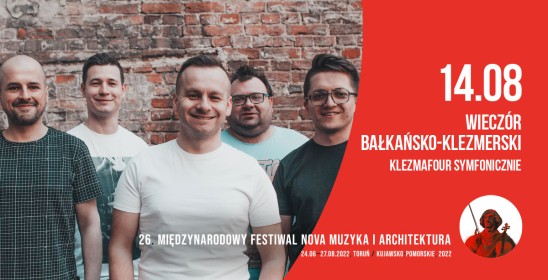 Wieczór bałkańsko-klezmerski / Klezmafour symfonicznie 14.08