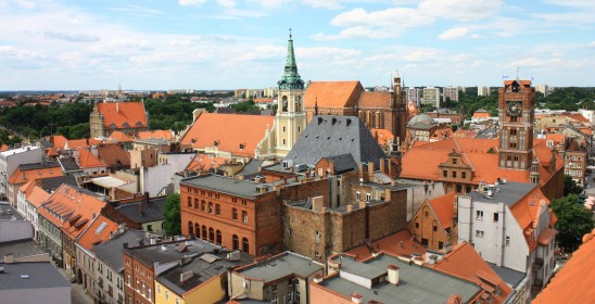 Stare Miasto w Toruniu - widok z góry