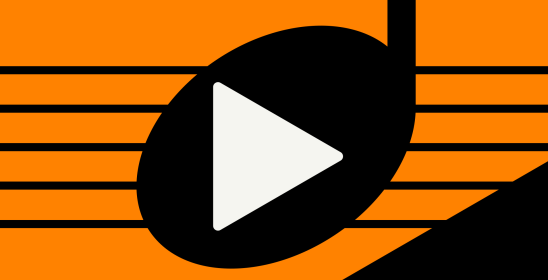 czarne koło i biały trójkąt