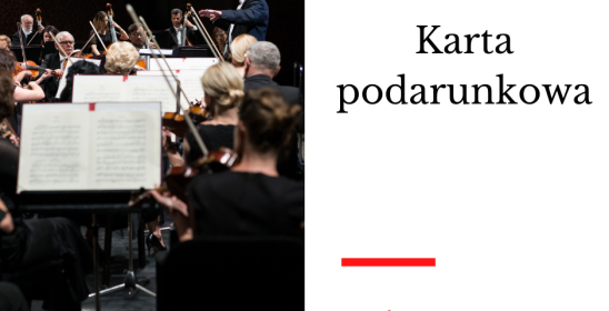 grafika z napisem karta podarunkowa