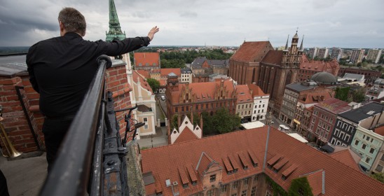 widok na toruńską starówkę z wieży Ratusza Staromiejskiego