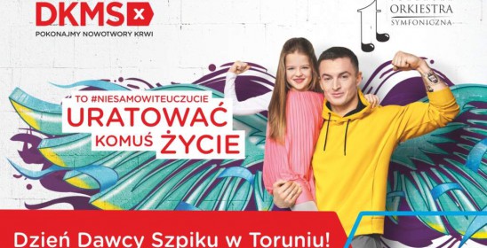 grafika informująca o akcji dotyczącej dawców szpiku