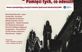 Pamięci tych co odeszli - plakat
