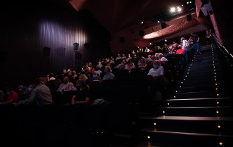 the audience in the auditorium