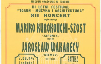 XII koncert w ramach III Letniego Festiwalu (07.08.1999)