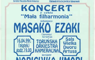 Mala filharmonia. Masako Ezaki (16.04.1999)