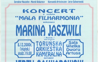 Mala Filharmonia- M.Jaszwili (08.12.2000)