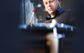 A man playing the piano