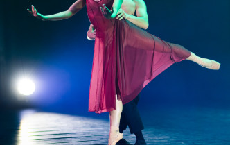 para taneczna na scenie