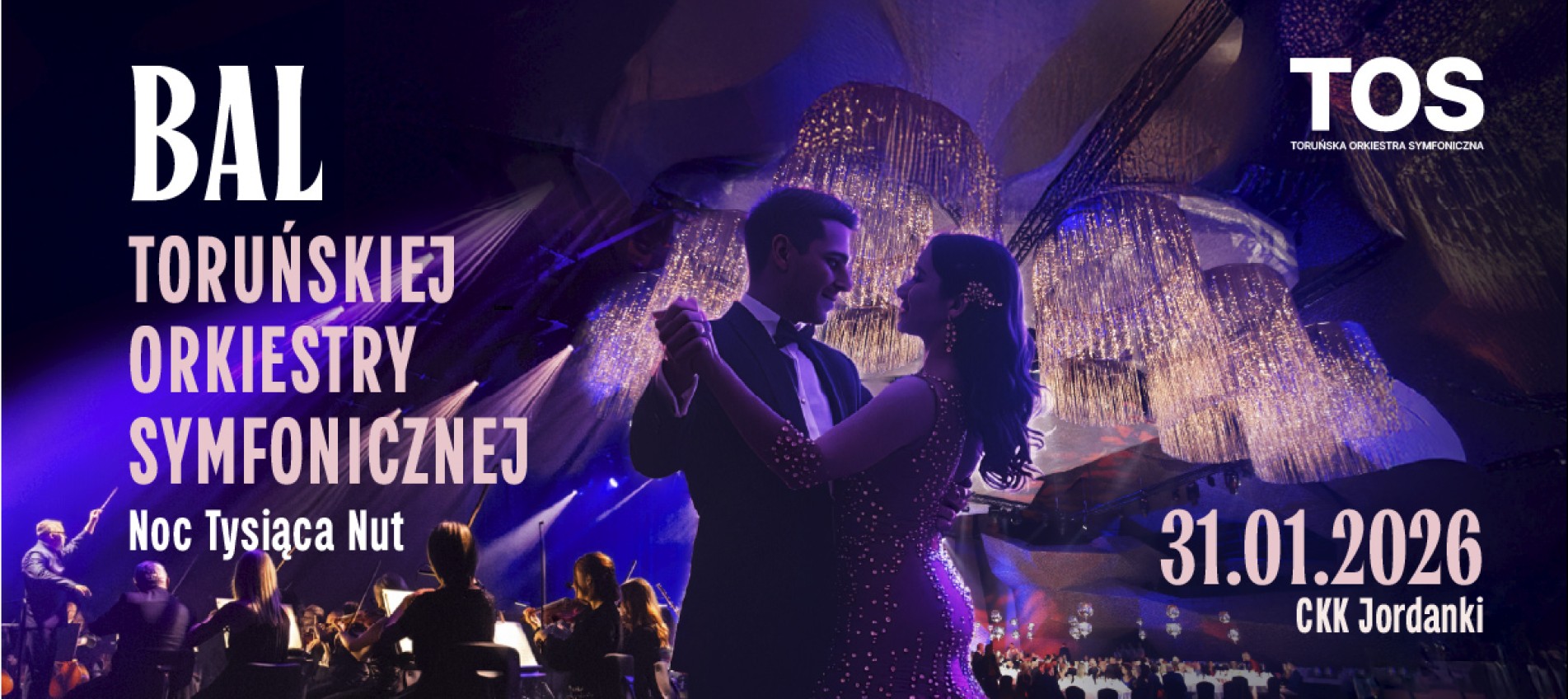 Bal Toruńskiej Orkiestry Symfonicznej. Noc tysiąca nut