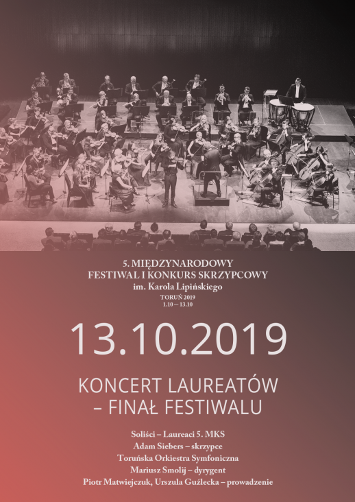 graphics informing about the concert