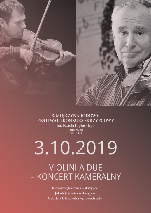 graphics informing about the concert