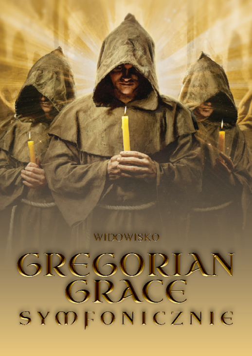 mężczyzna w pelerynie z kapturem trzymający w dloniach świecę