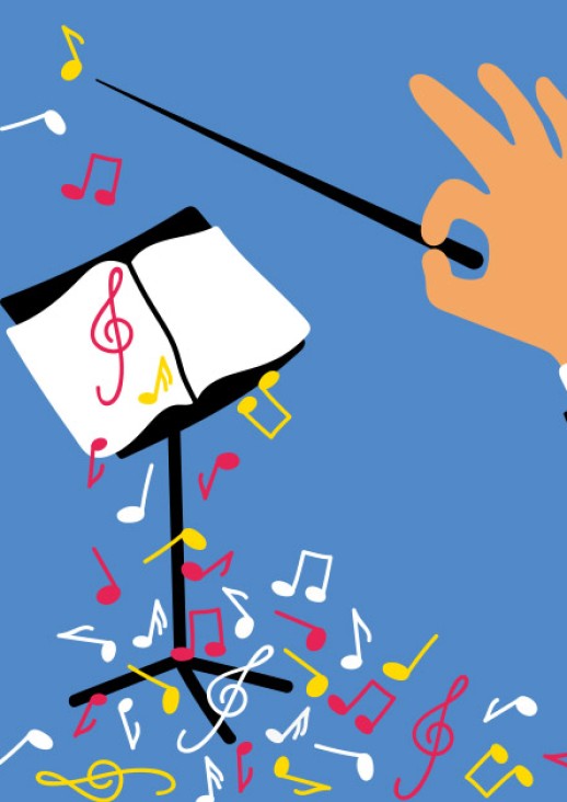 grafika informująca o koncertach Palcem po partyturzre VI-VIII 2022