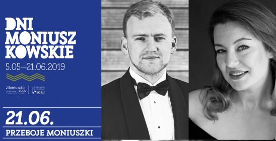 portrety dwóch kobiet i dwóch mężczyzn oraz informacje o koncercie
