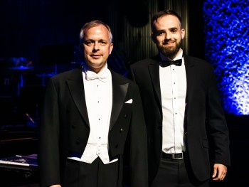 Dainius Pavilionis, Przemysław Kempiński dwaj mężczyźni